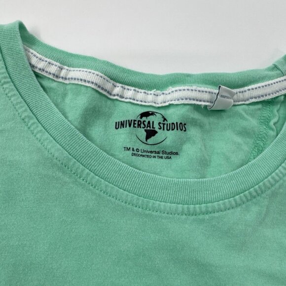 Universal Studios Womens T Shirt Medium Teal Green Lightweight Soft Tee NEW - Picture 6 of 11